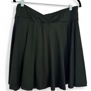 Black Crossover Skort Women's 1XL Mini Skirt Built-In Shorts